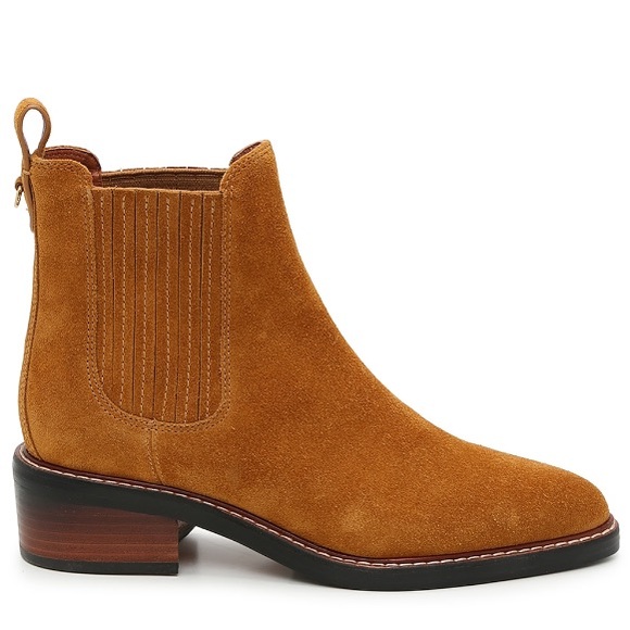 Coach Bowery Chelsea Ankle Boot in Camel - Picture 5 of 7